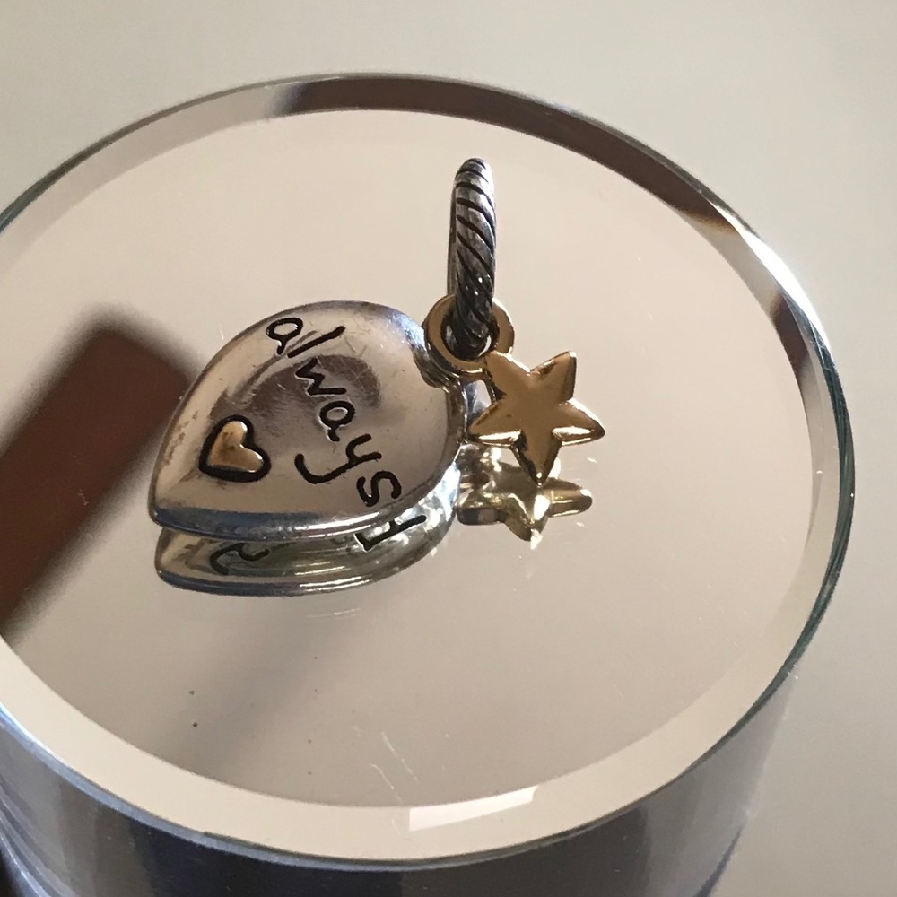Pandora style dangle charm ‘Always’ never worn